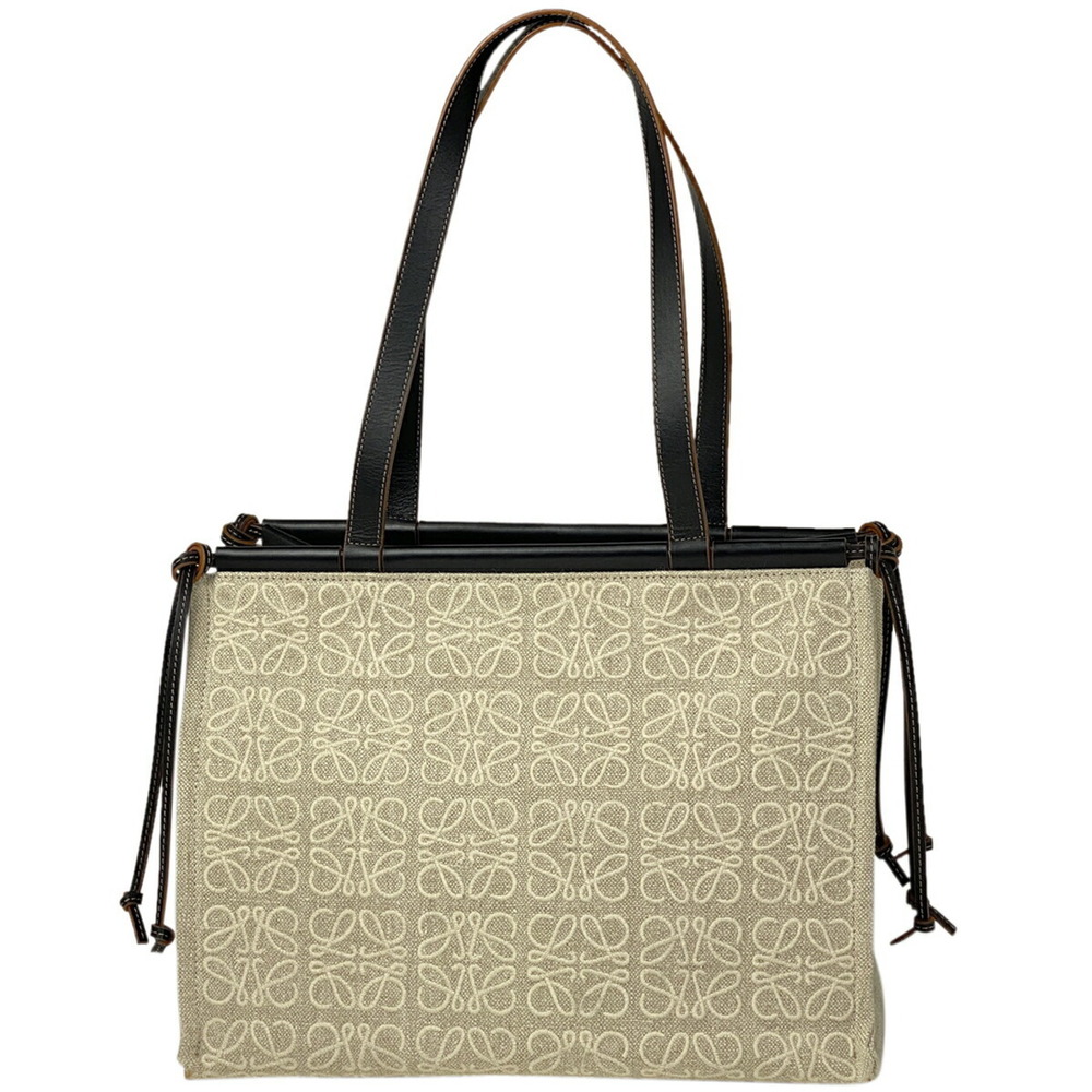 Loewe Coussin Tote Bag Canvas Natural